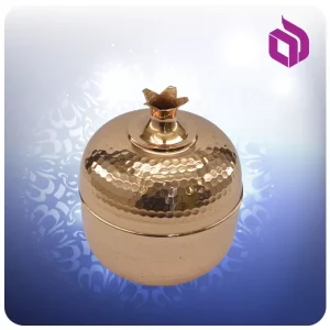 قندان انار مسی 11 سانت کد 50434