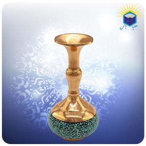 شلغمی مس و فیروزه کوب 13 سانت ( کد 50182 )