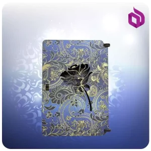 جعبه کارت هدیه 9.5*14*1.5 با فوم طرح بته جقه (کد 70200/5)