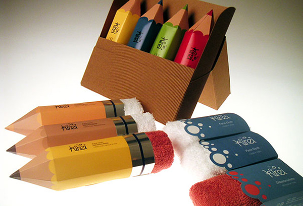 طراحی بسته بندی حوله