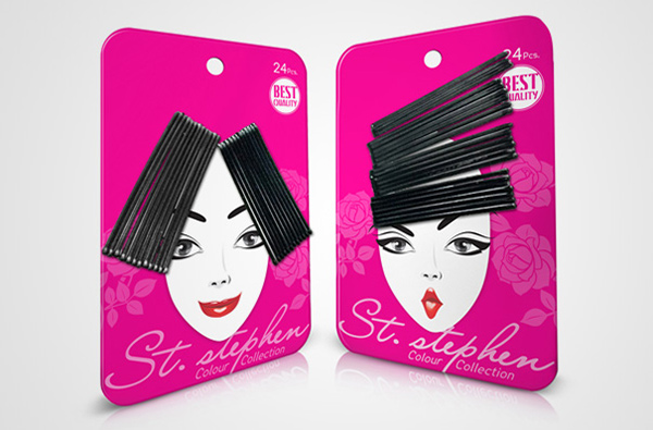 بسته بندی جذاب وسایل آرایش مو