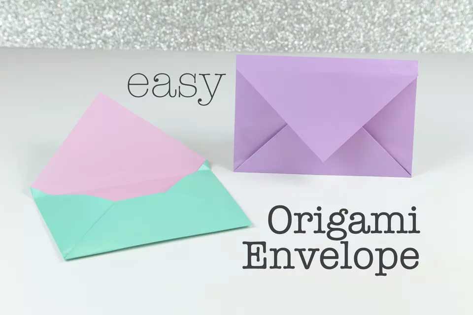 آموزش ساخت پاکت نامه به روش اوریگامی در 6 مرحله 1