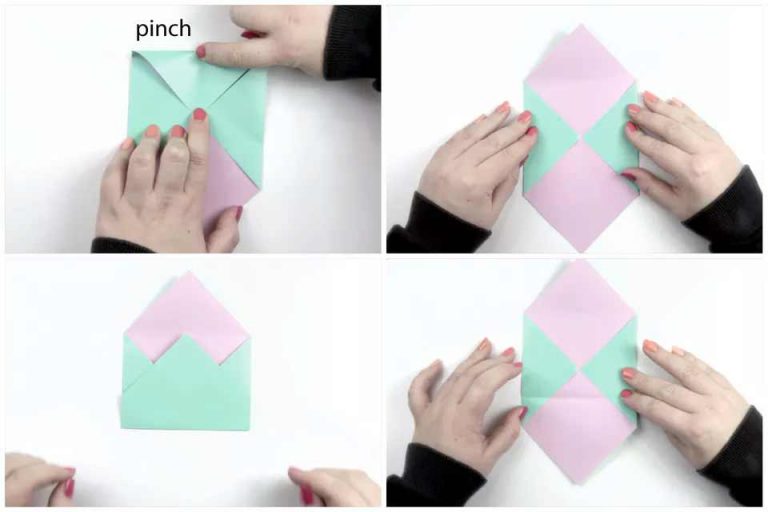 آموزش ساخت پاکت نامه به روش اوریگامی در 6 مرحله 3