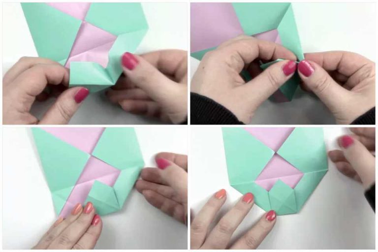 آموزش ساخت پاکت نامه به روش اوریگامی در 6 مرحله 5