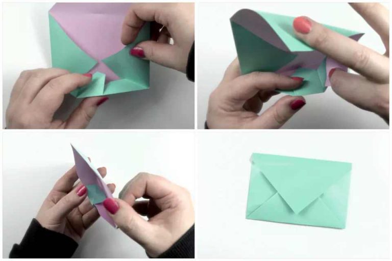 آموزش ساخت پاکت نامه به روش اوریگامی در 6 مرحله 6